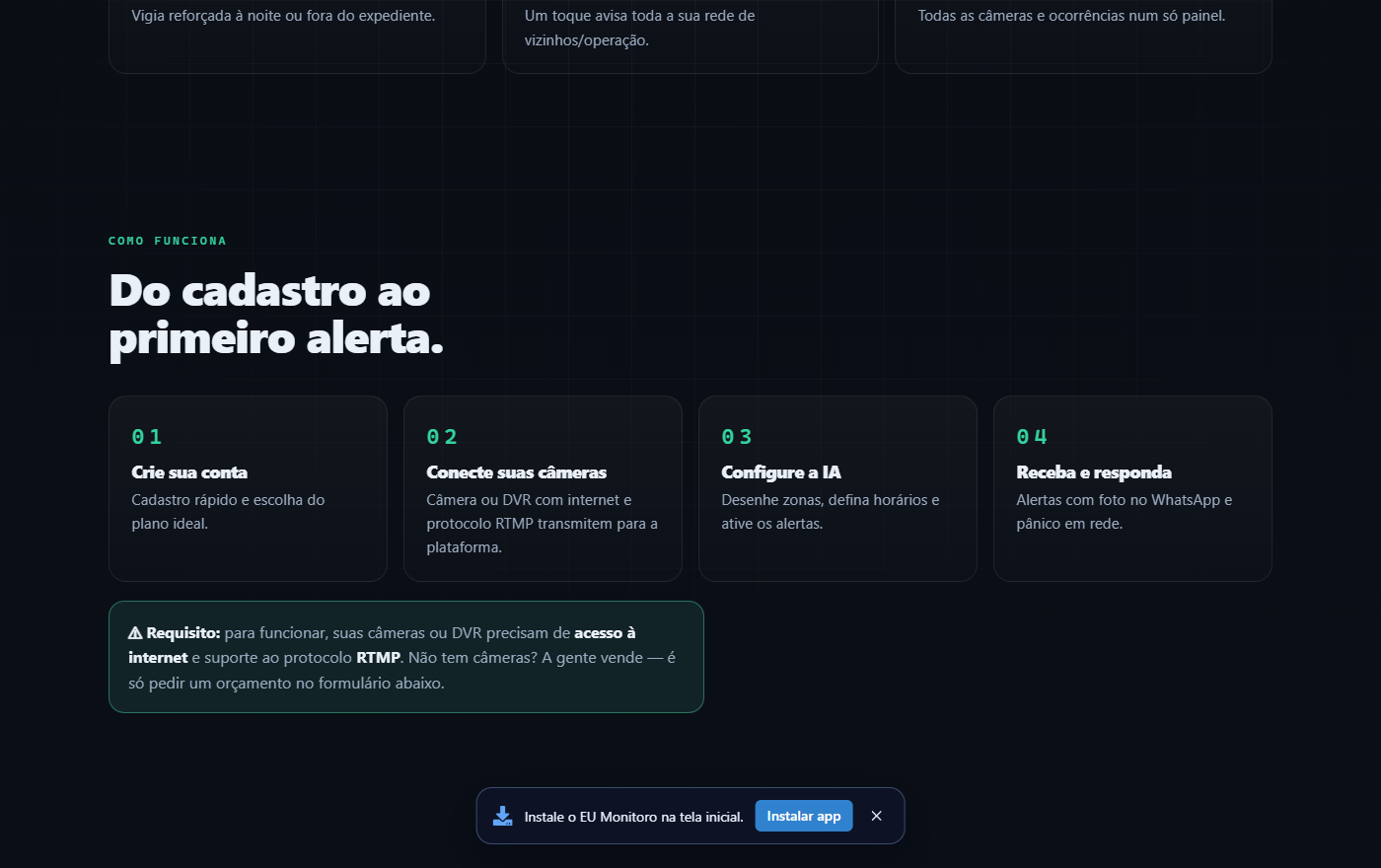 EU Monitoro — planos