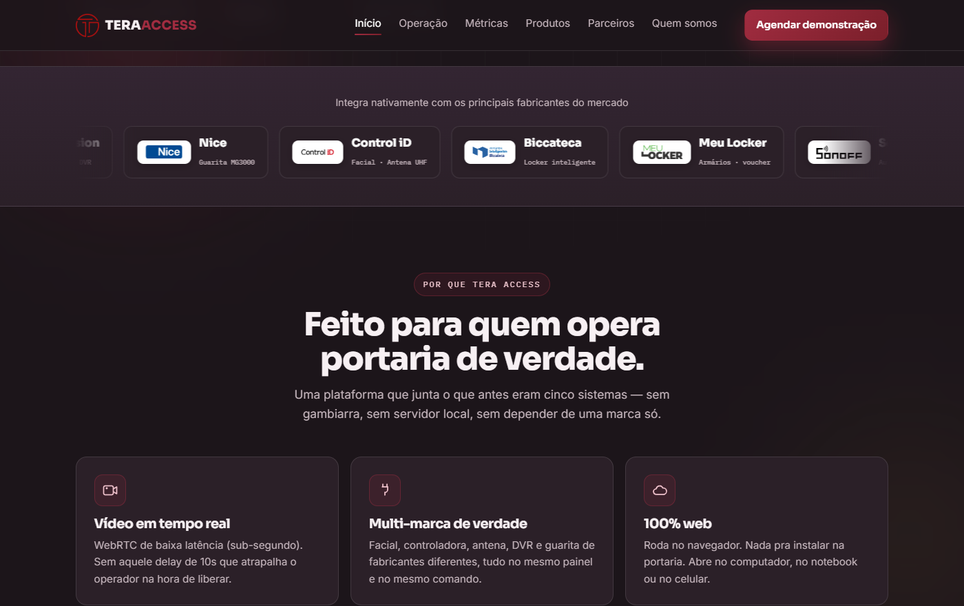 Tera Access — recursos
